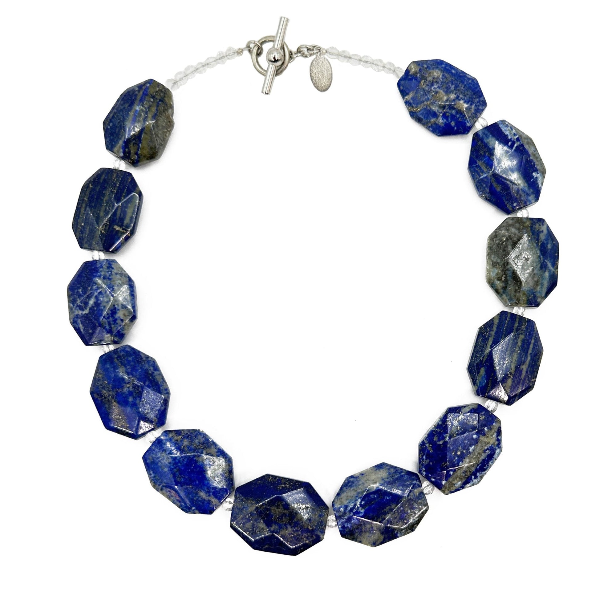 Faceted Sodalite Statement Necklace