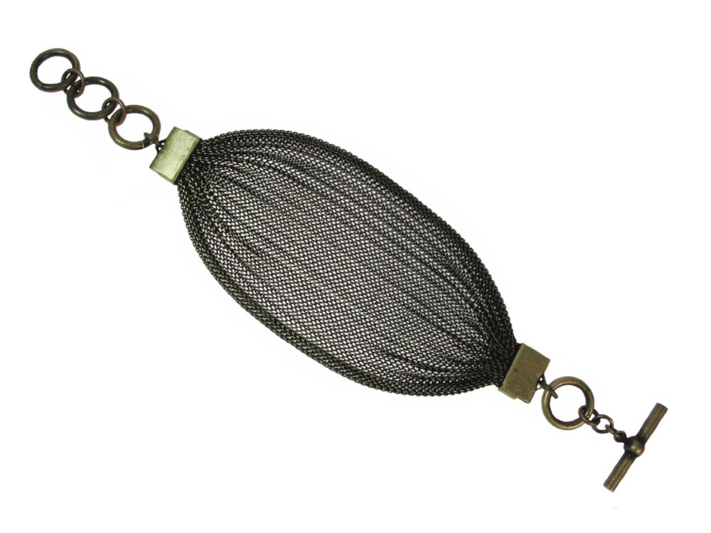Adjustable Wide Mesh Bracelet | Erica Zap Designs
