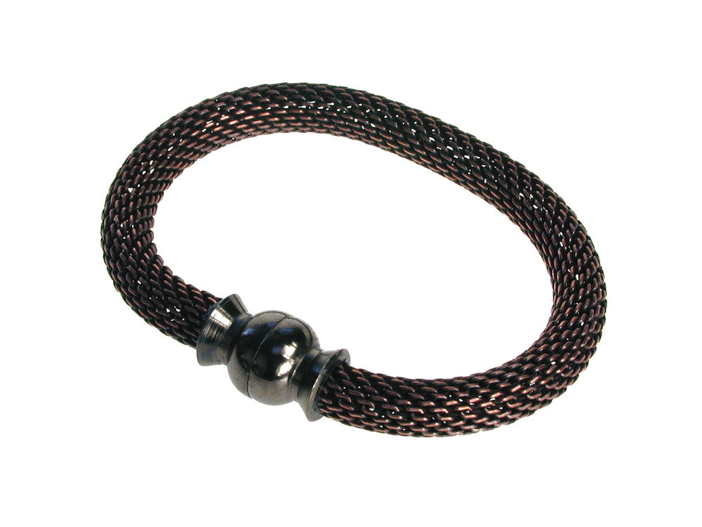Round Mesh Bracelet with Bow Shaped Magnetic Clasp | Erica Zap Designs
