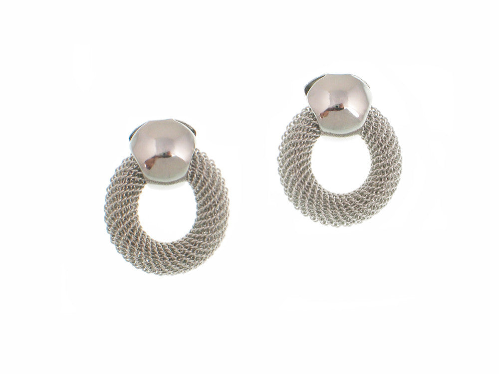 Circle Mesh Earrings | Erica Zap Designs