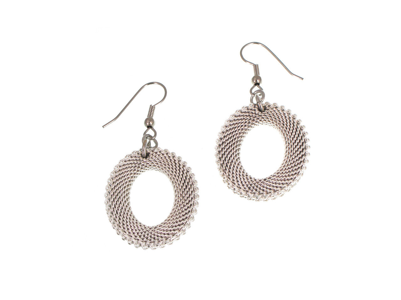 Oval Mesh Drop Earrings | Erica Zap Designs
