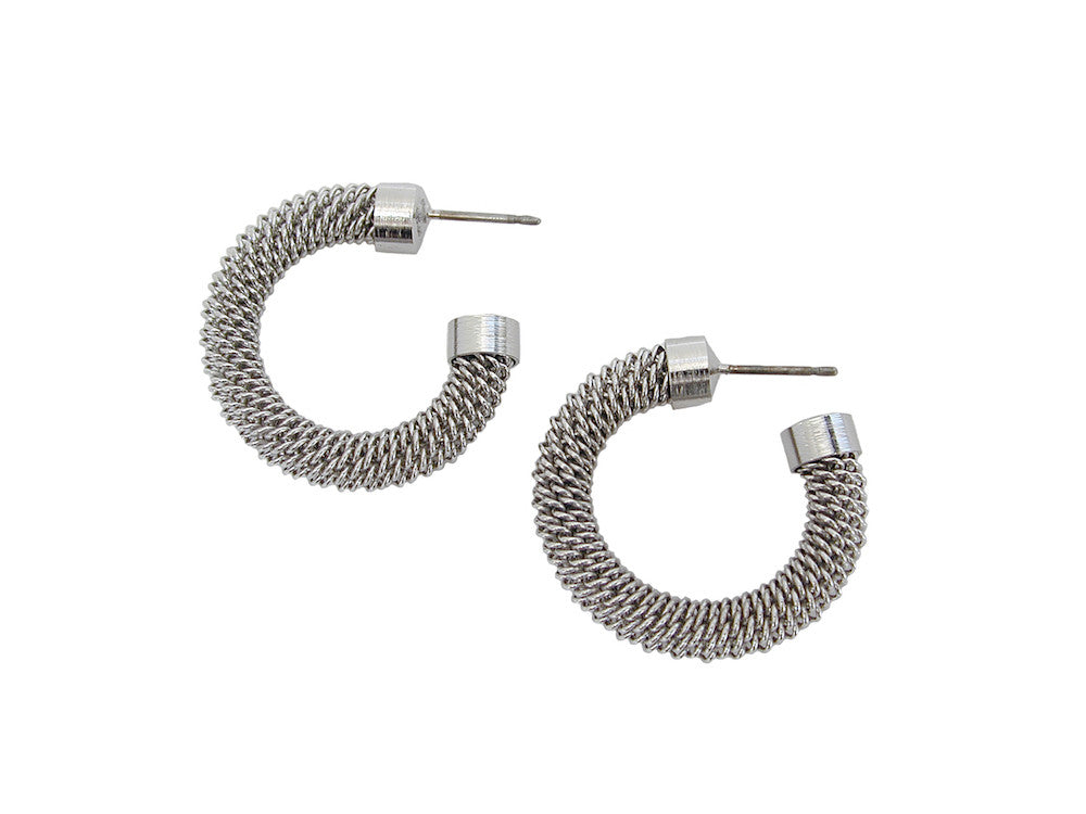 Small Mesh Hoop Earrings | Erica Zap Designs