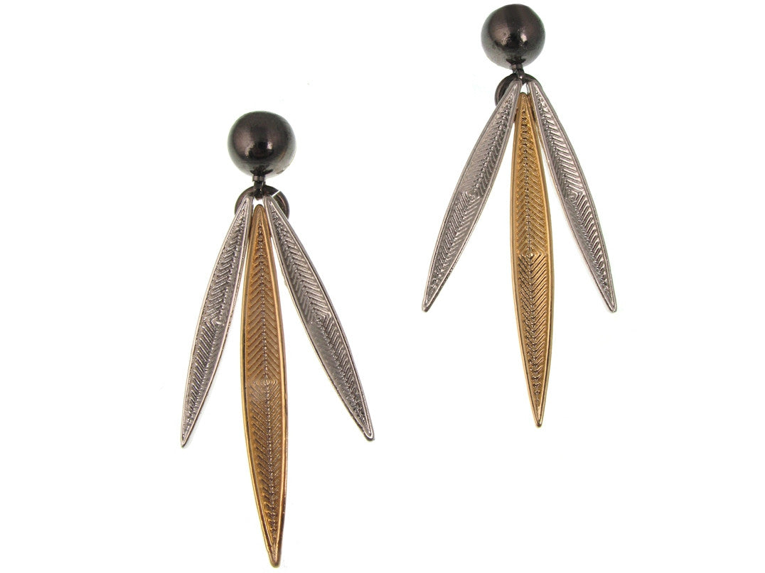Feather Earrings No. 2 | Erica Zap Designs