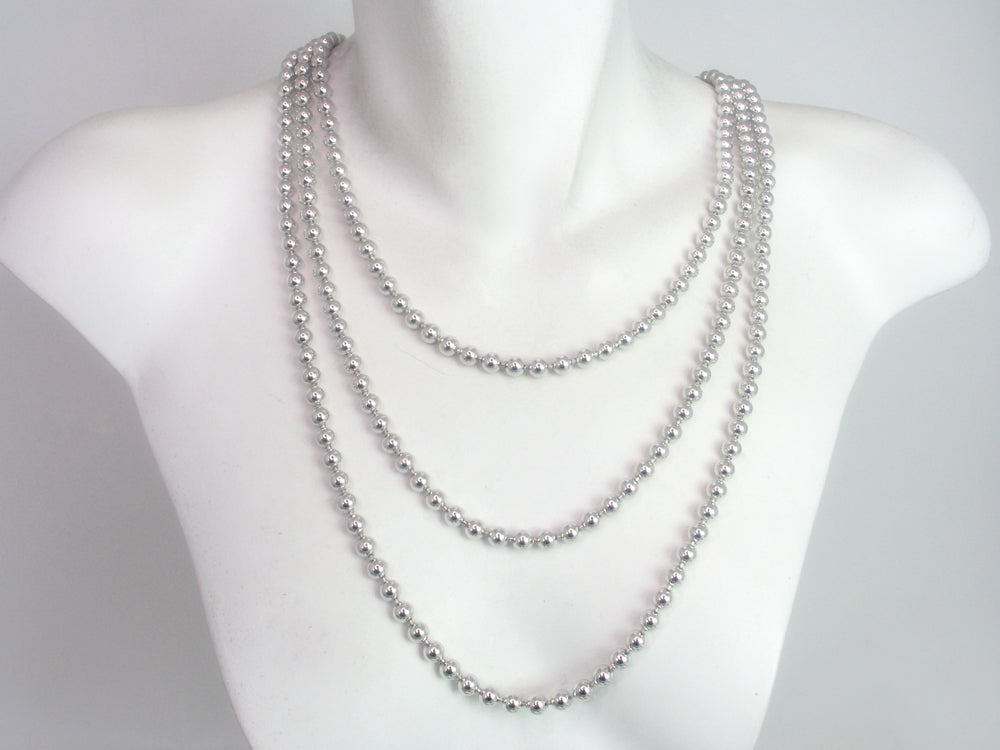3 Strand Bead Chain Necklace | Erica Zap Designs