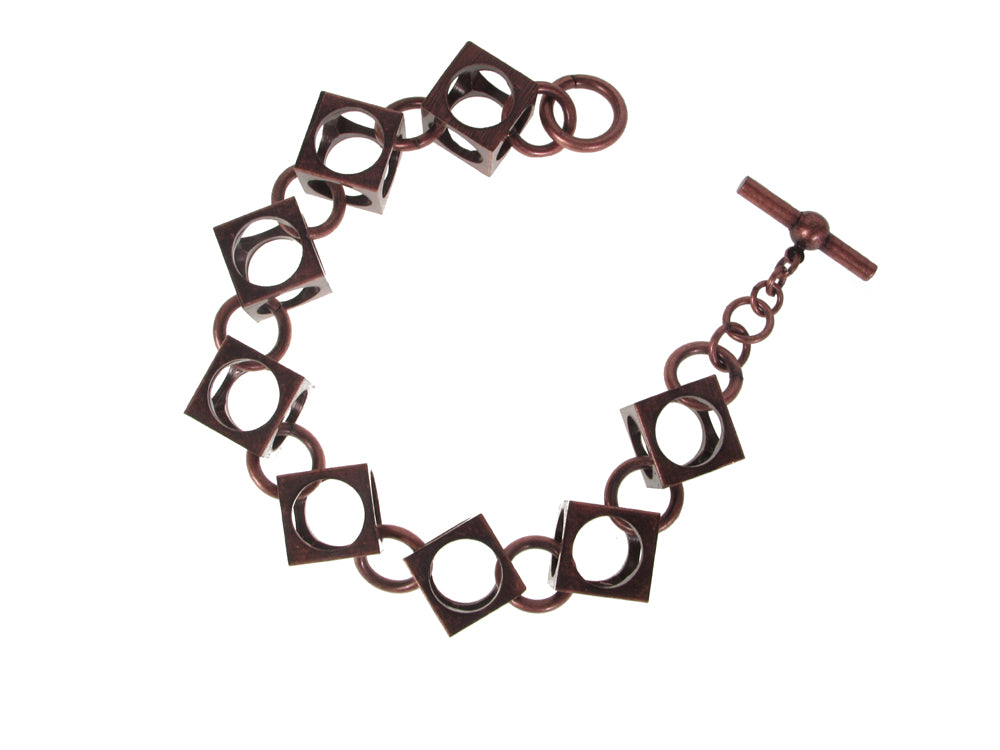 Large Open Cube Bracelet | Erica Zap Designs