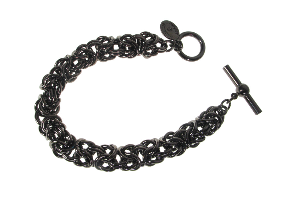 Men's Bizantine Link Metal Bracelet | Erica Zap Designs