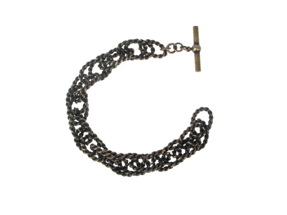 Twisted Oval Link Metal Bracelet | Erica Zap Designs