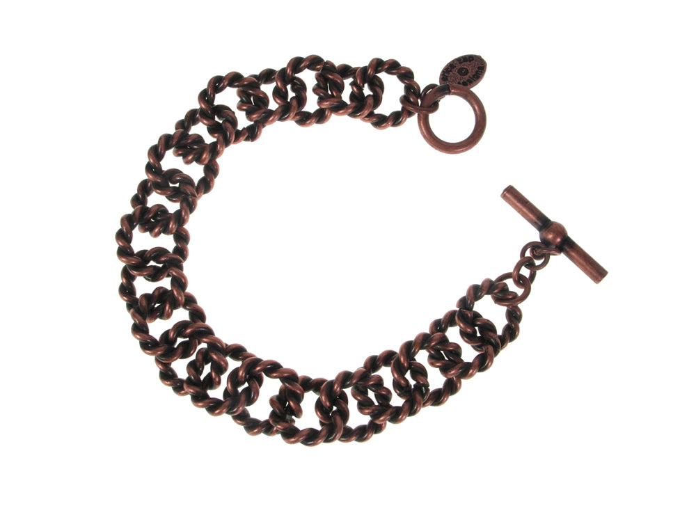 Twisted Link Metal Bracelet | Erica Zap Designs