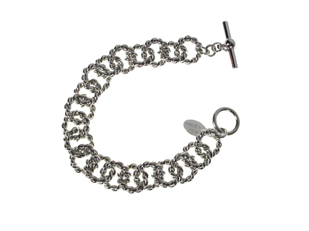 Twisted Link Metal Bracelet | Erica Zap Designs