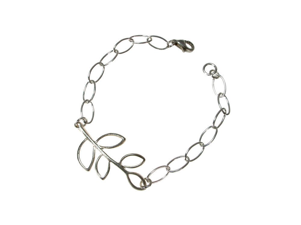 Sterling Branch & Open Chain Bracelet | Erica Zap Designs
