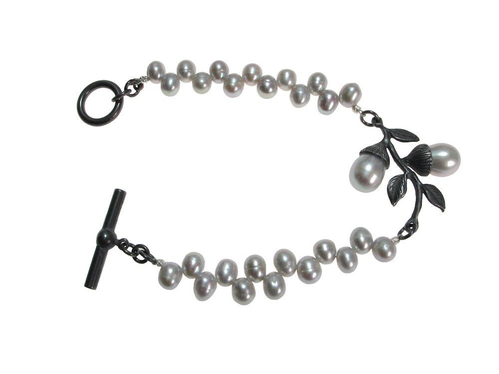Pearl & Sterling Branch Bracelet | Erica Zap Designs