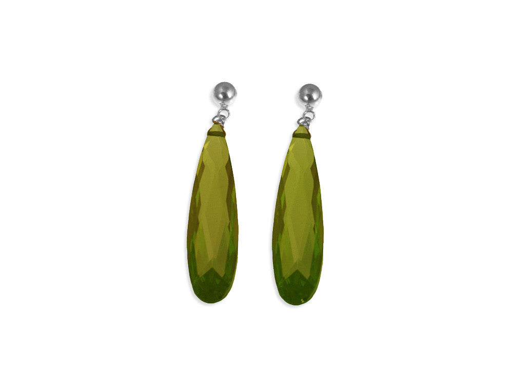 Crystal Drop Earrings, 2" | Erica Zap Designs