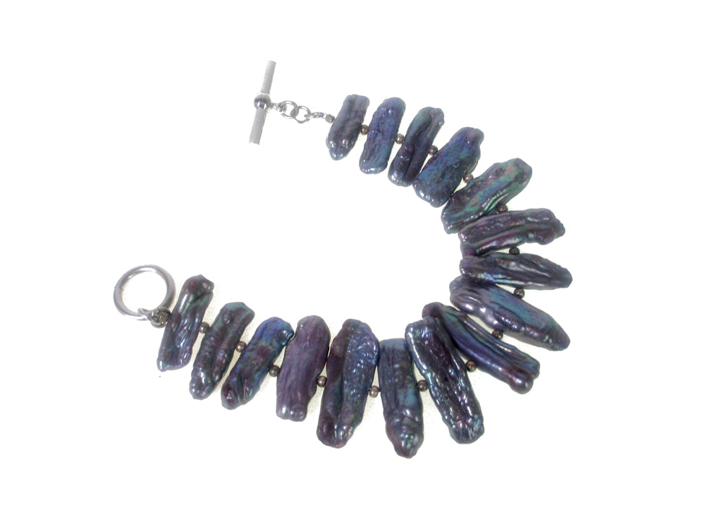 Biwa Stick Pearl Bracelet | Erica Zap Designs