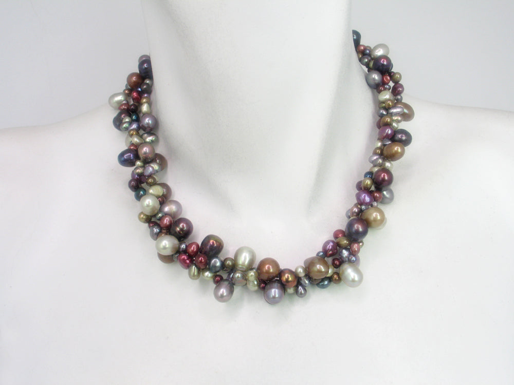 3 Strand Pearl Necklace | Erica Zap Designs