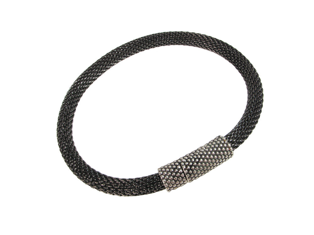Mesh Bracelet with Textured Magnetic Clasp | Erica Zap Designs