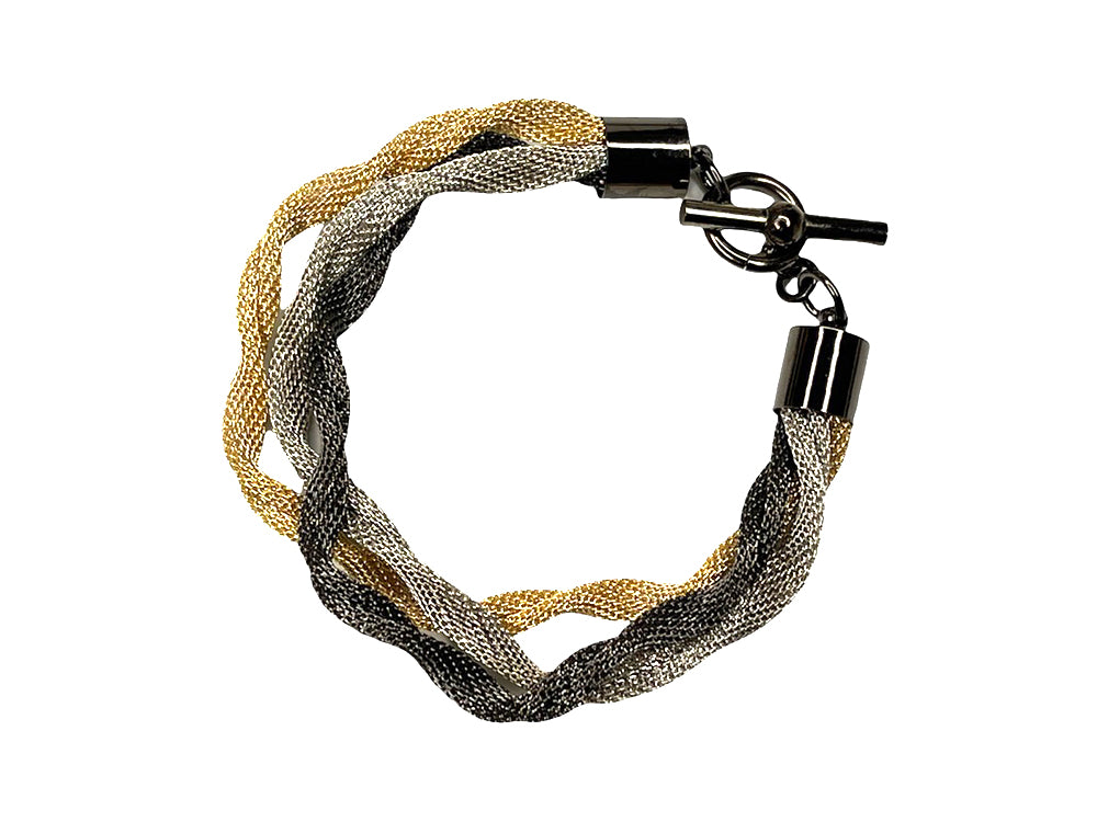 3-Strand Mesh Twist Bracelet | Erica Zap Designs