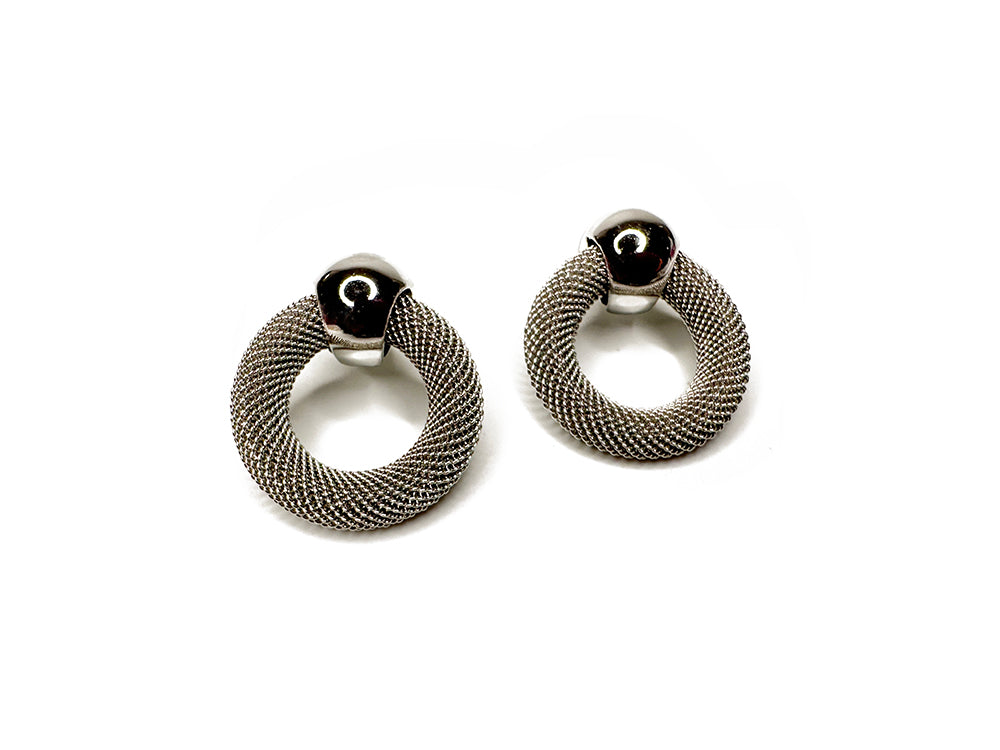 Large Round Mesh Earrings | Erica Zap Designs