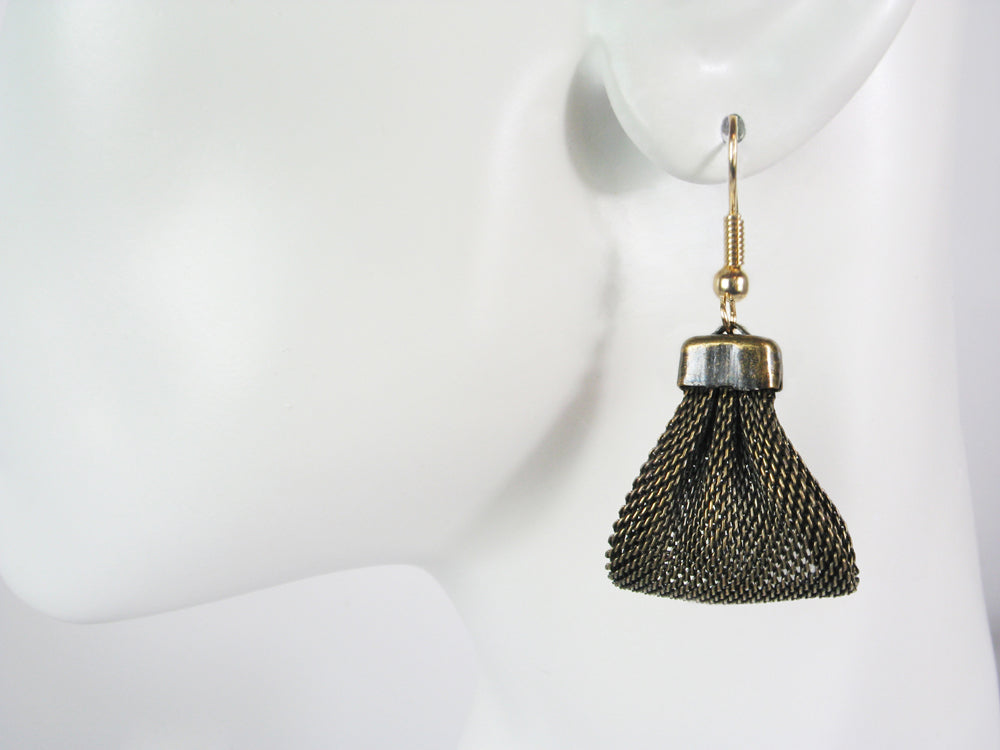 Mesh Triangle Drop Earrings | Erica Zap Designs