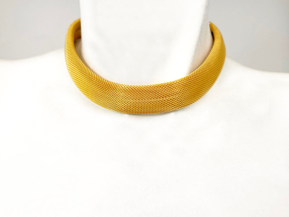 Wide Mesh Choker Necklace | Erica Zap Designs