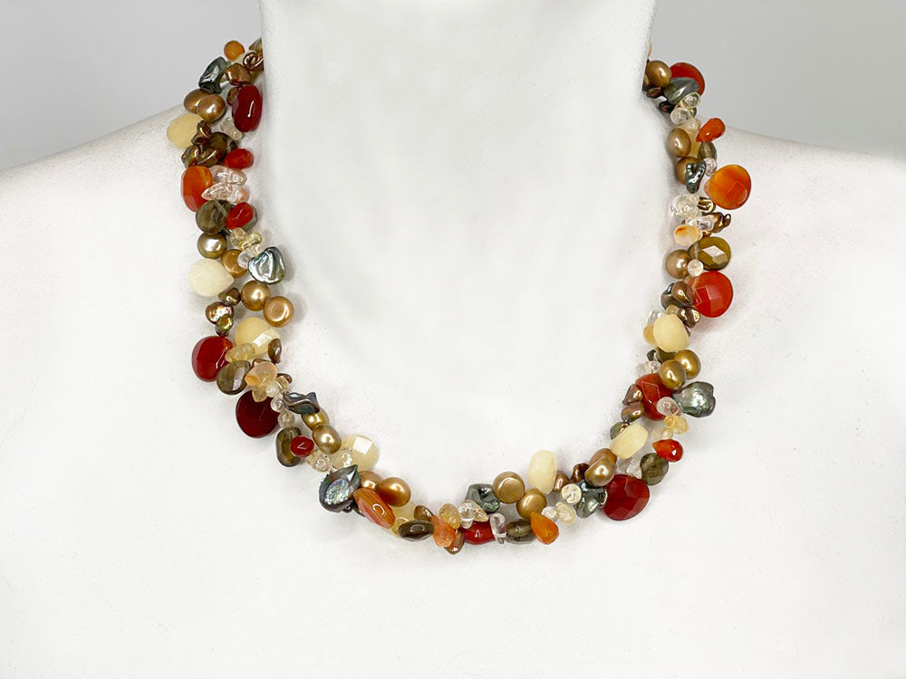 Multicolor Stone Necklace | Erica Zap Designs