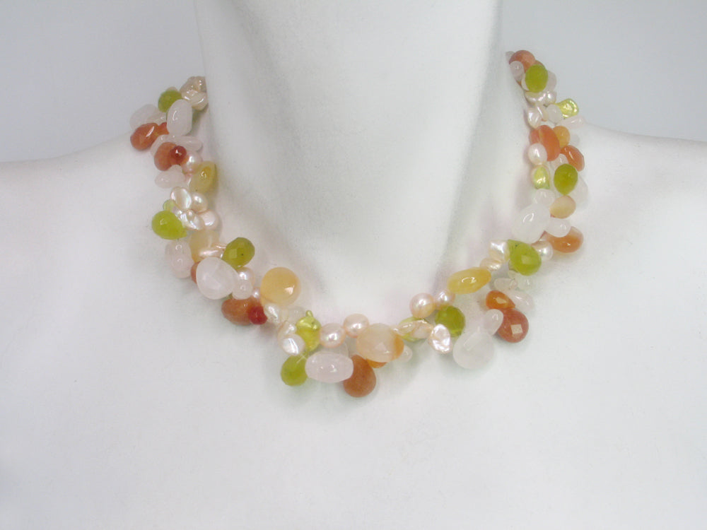 Multicolor Stone Necklace | Erica Zap Designs