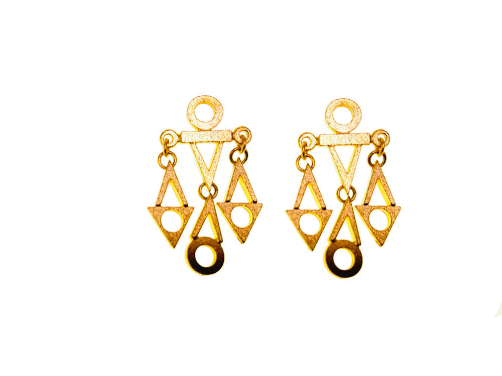 Geometric Drop Earrings | Erica Zap Designs
