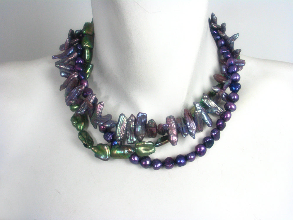 Freshwater Pearl Twist Necklace | Erica Zap Designs