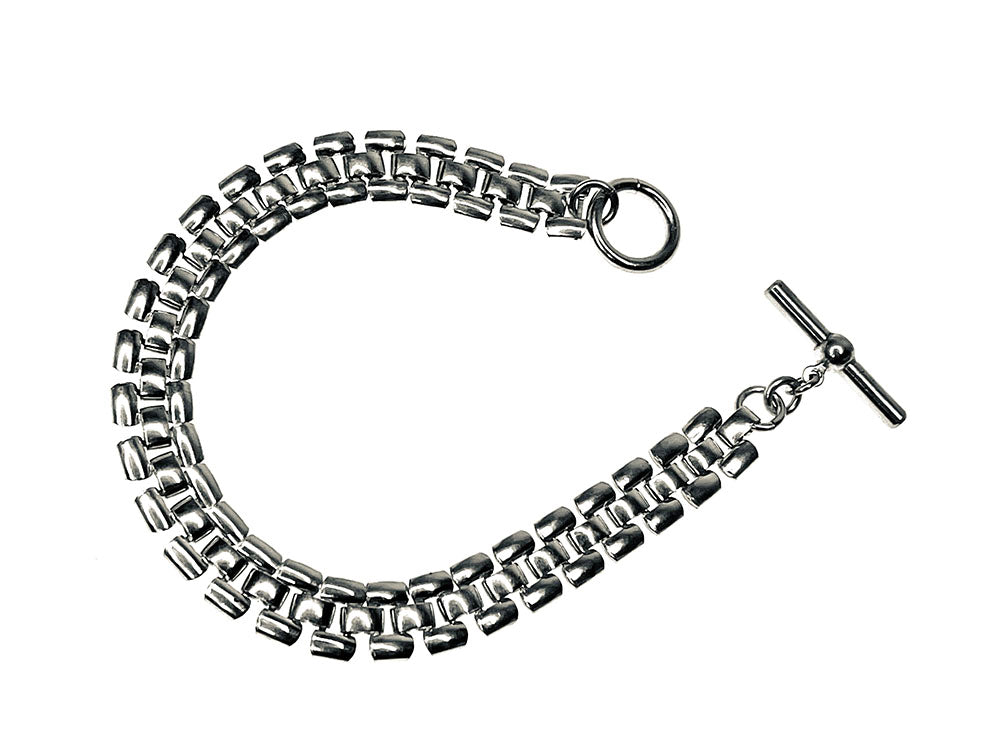 Sterling Flat Link Bracelet | Erica Zap Designs