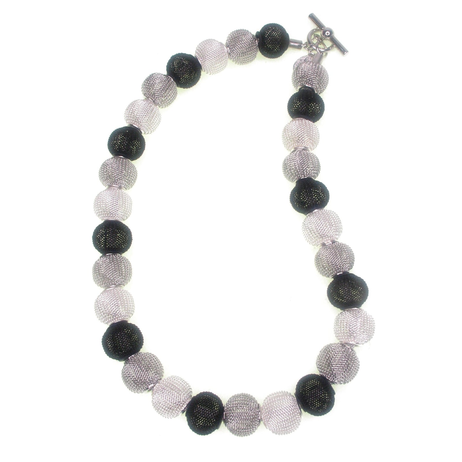 Small Mesh Ball Necklace