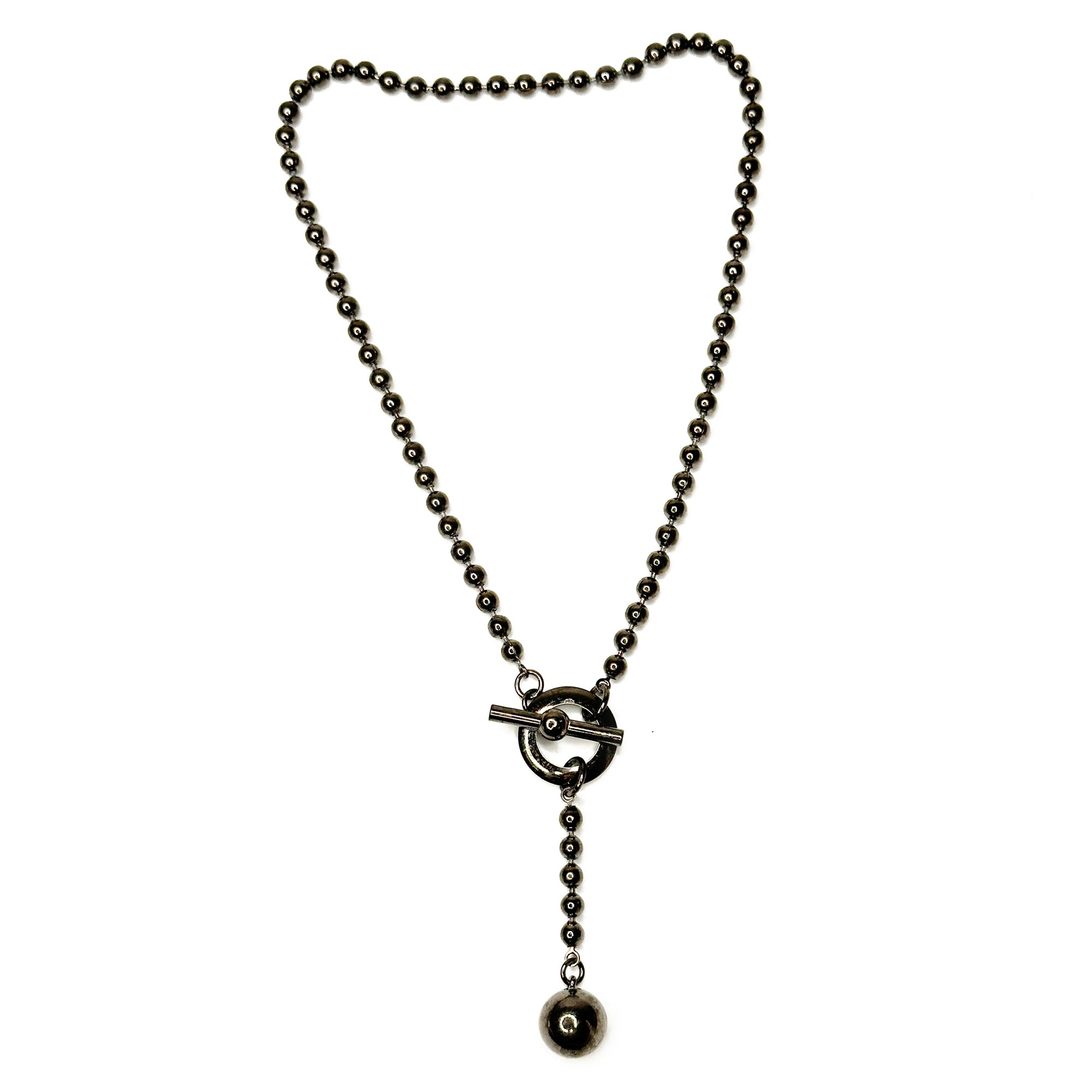 Y Bead Chain Necklace
