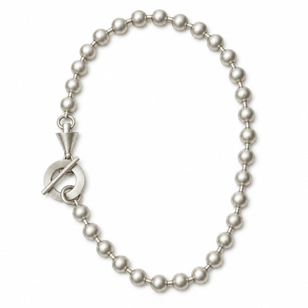Ball Chain Necklace with Cone Toggle Clasp | Erica Zap Designs