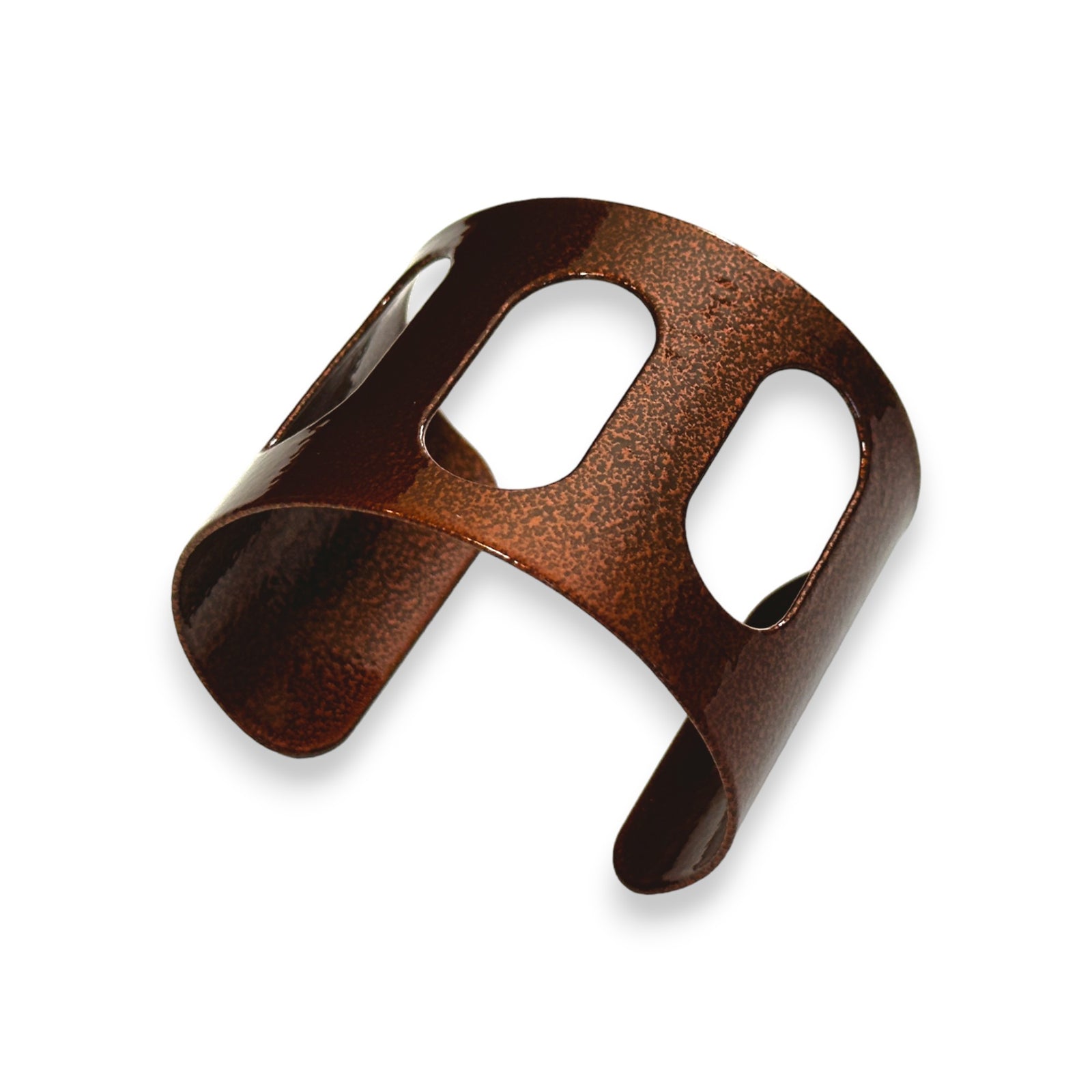 Open Ovals Textured Cuff Bracelet | Erica Zap Designs