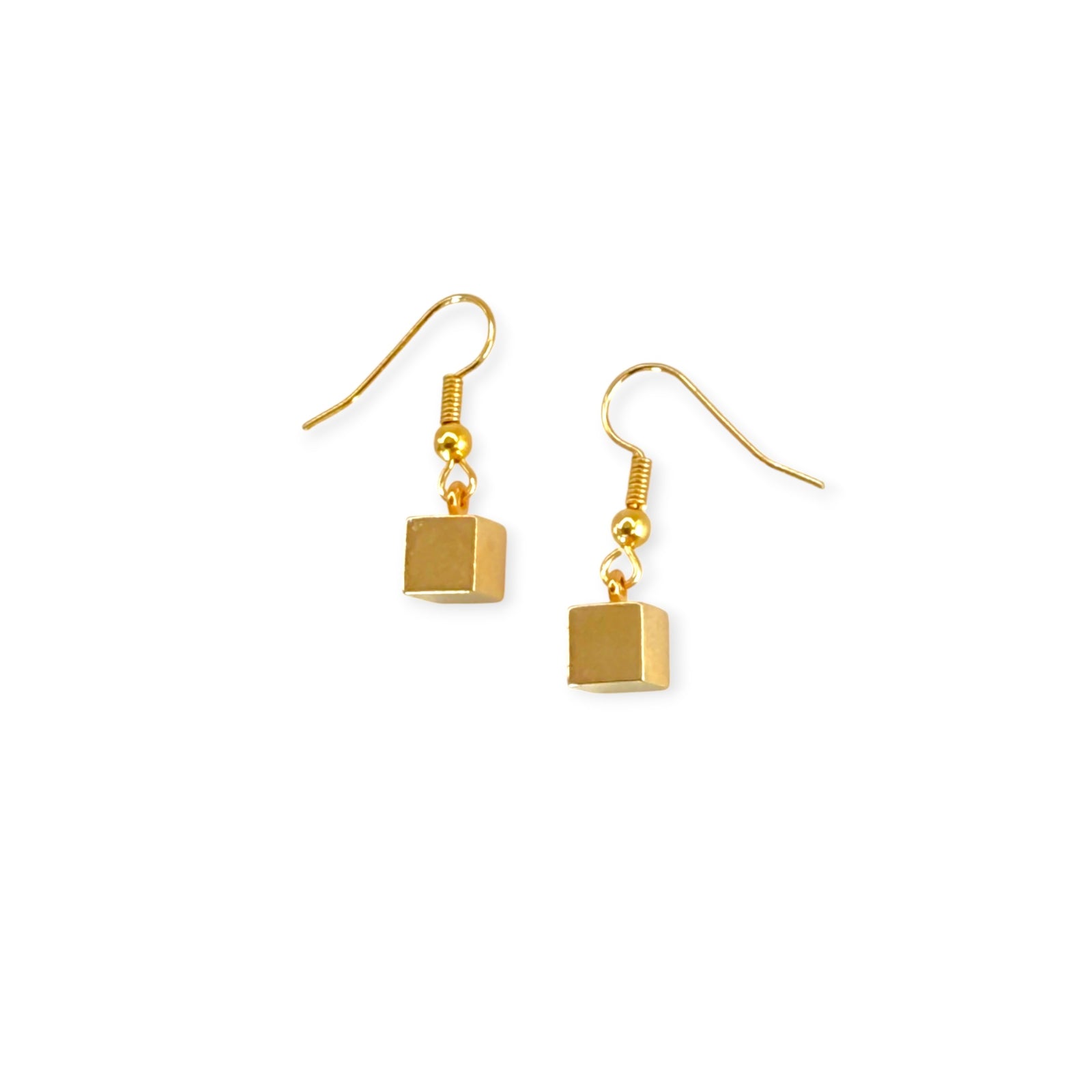 Cube Drop Earrings