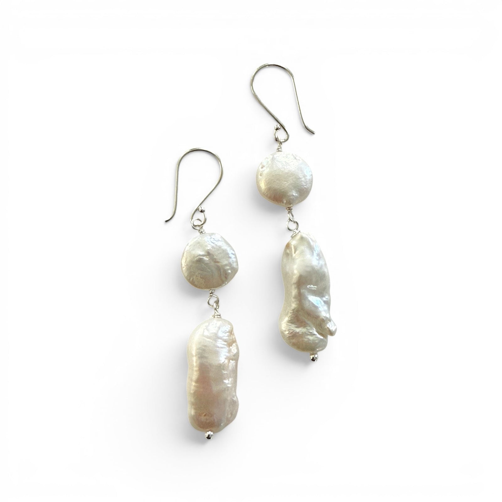 Baroque Pearl Dangle Earrings