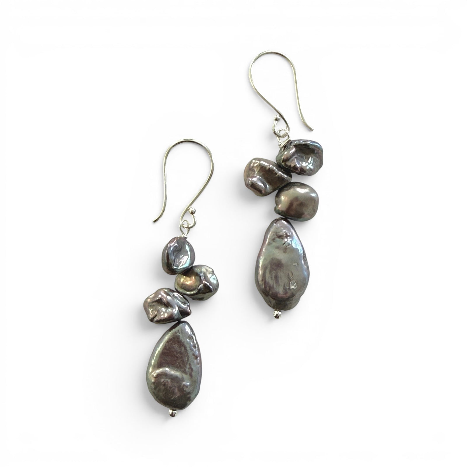 Riverstone Pearl Drop Earrings