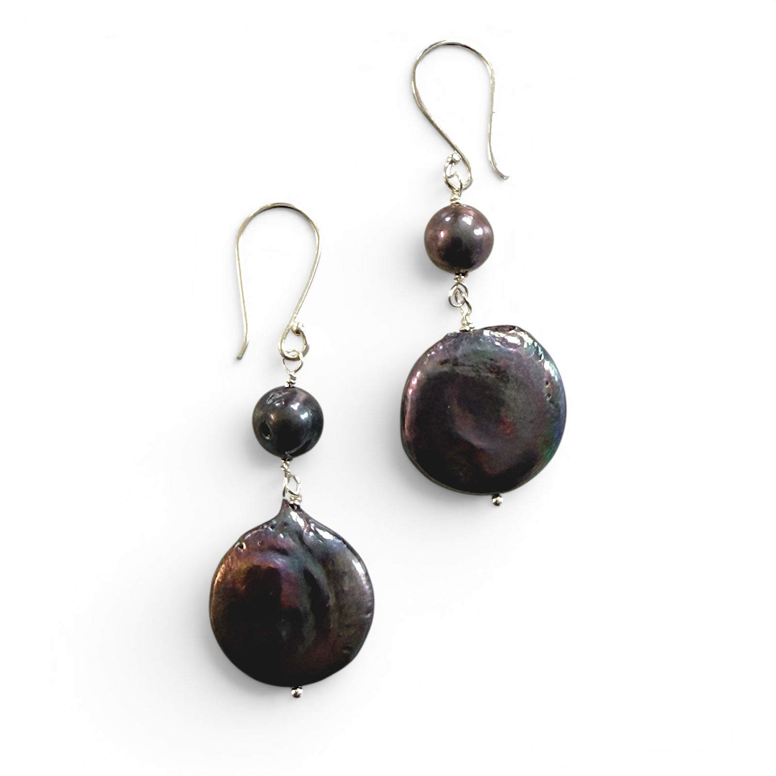 Orbit Pearl Drop Earrings