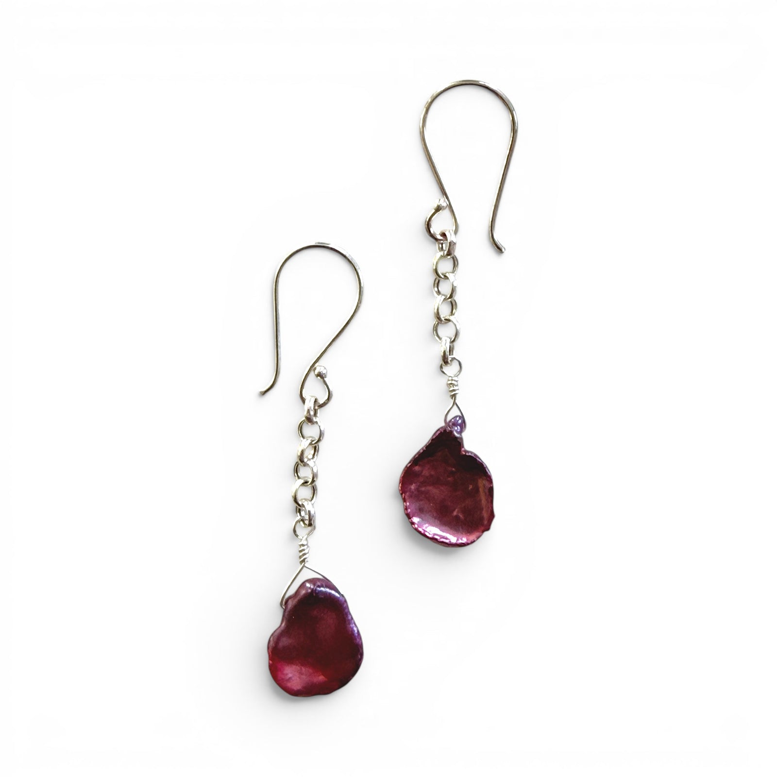 Petal Pearl Drop Earrings