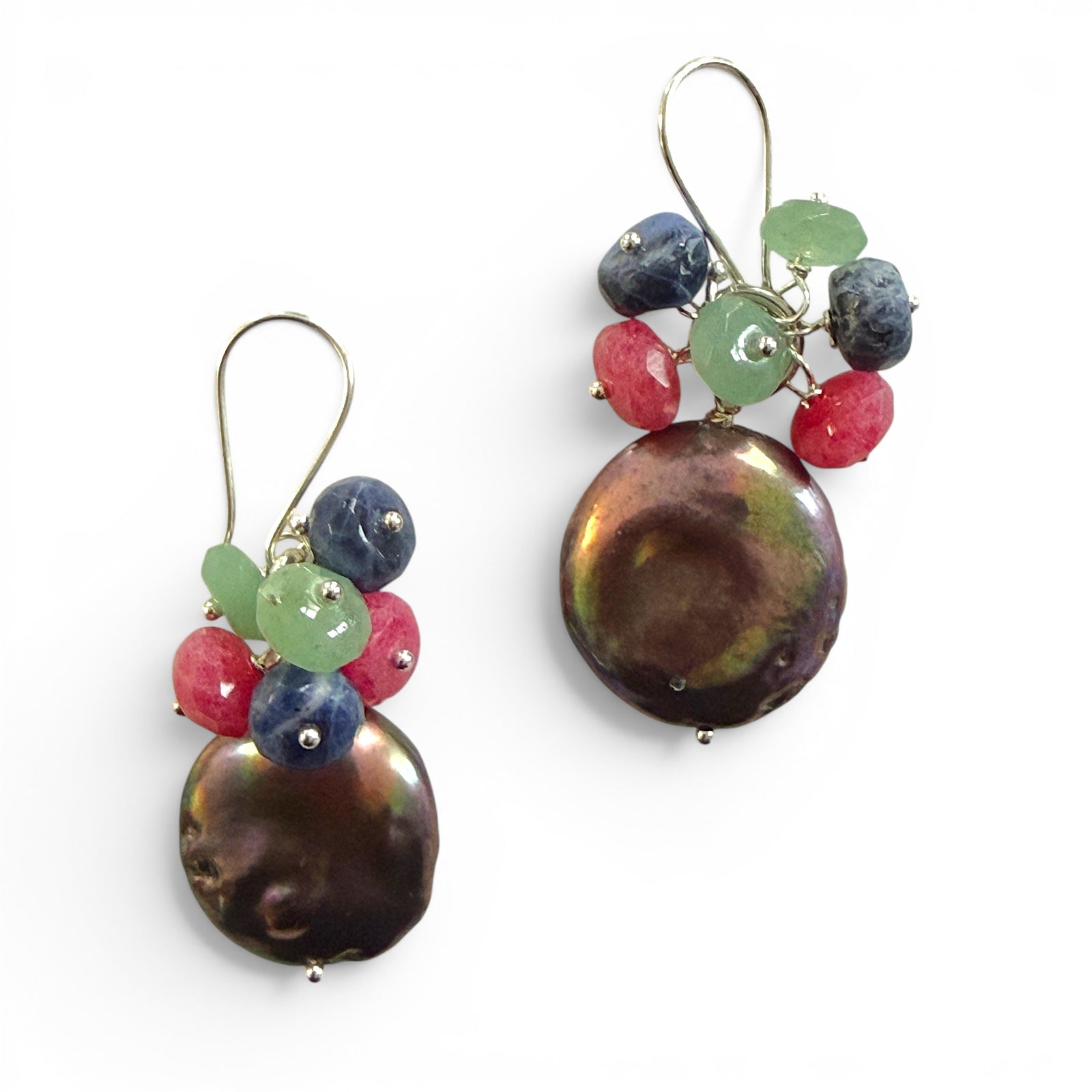 Confetti Pearl Drop Earrings