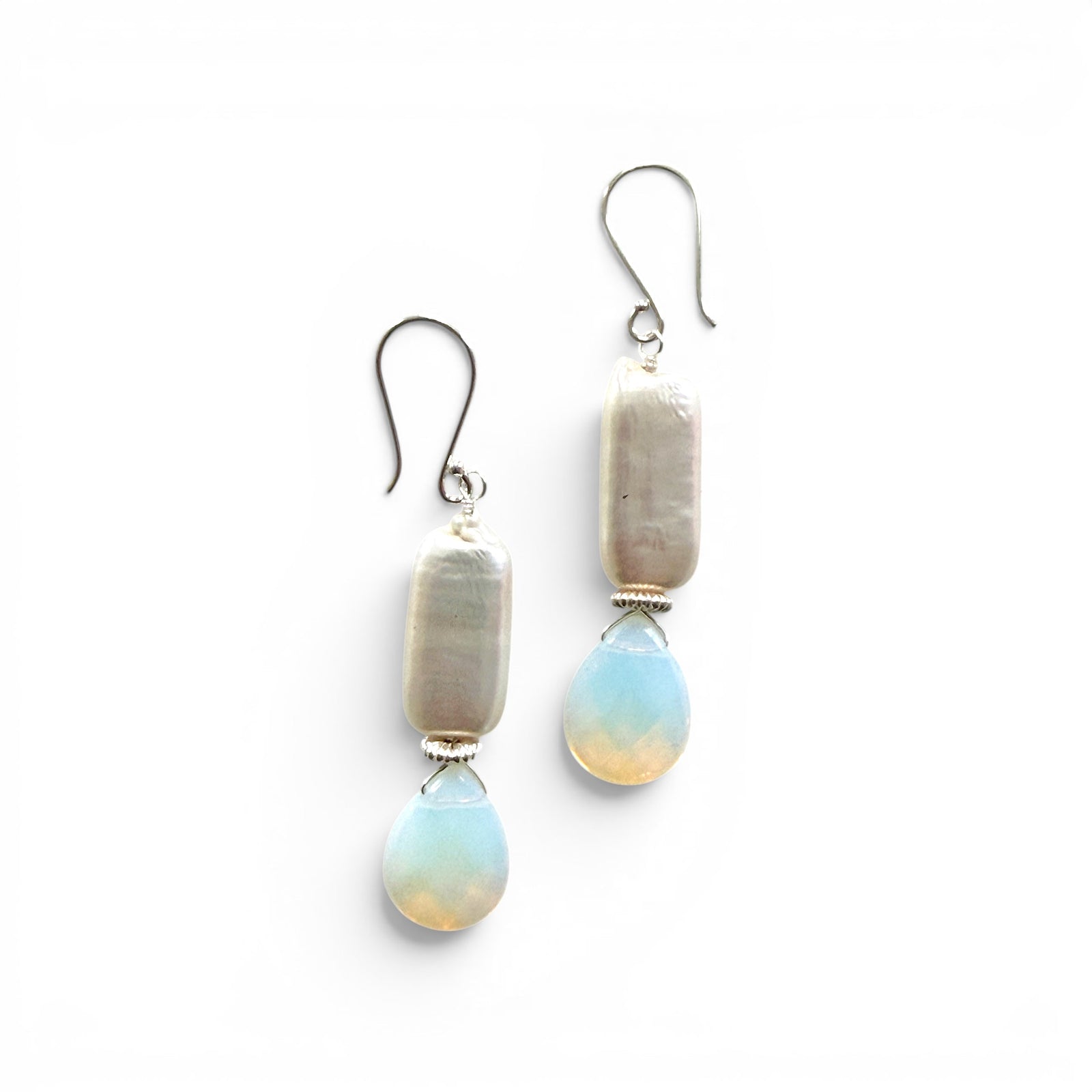 Coastal Light Pearl Earrings