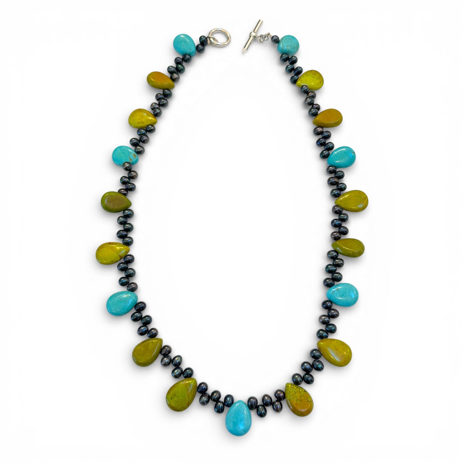 Blue and Green Turquoise Necklace