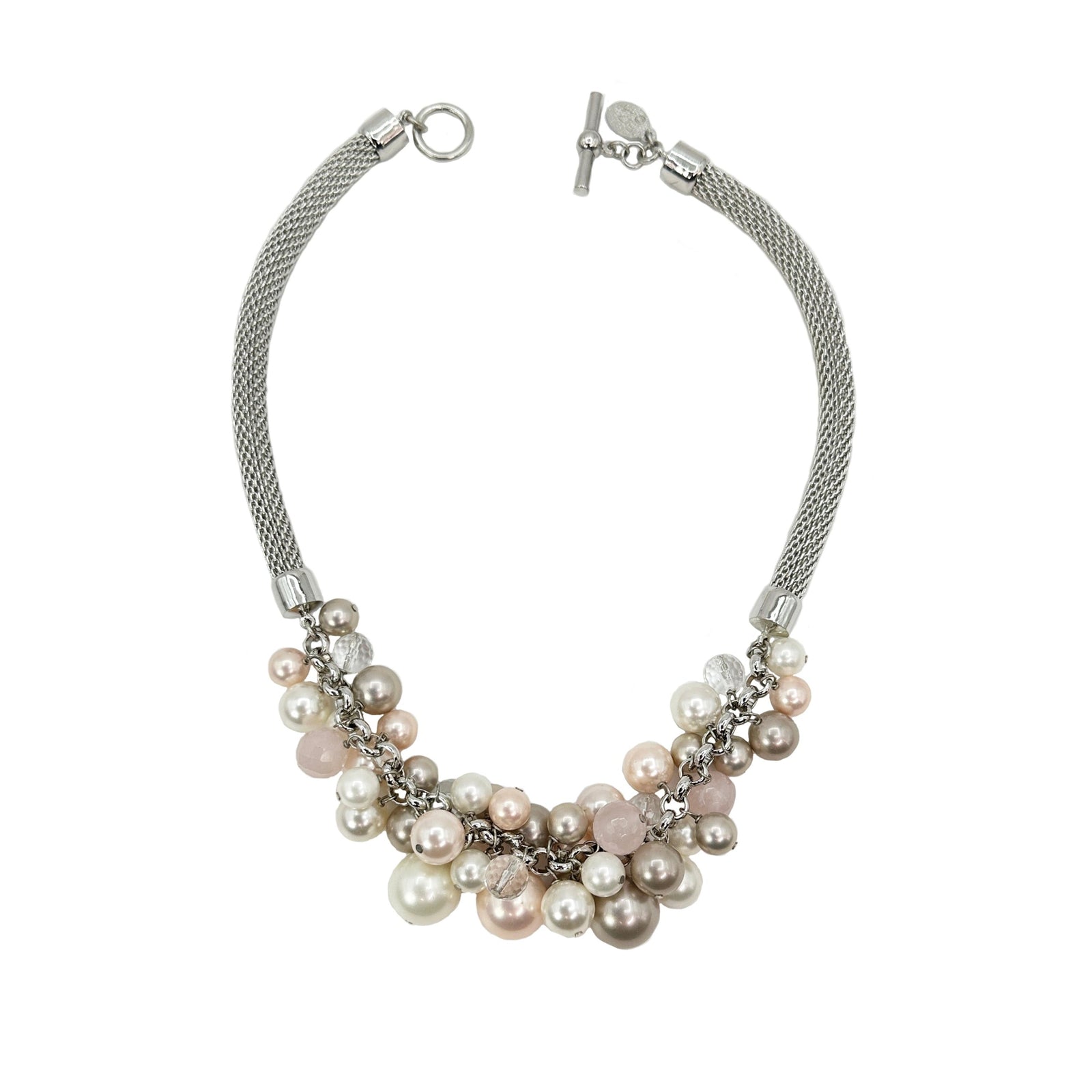 Faux Pearl Bubble Necklace