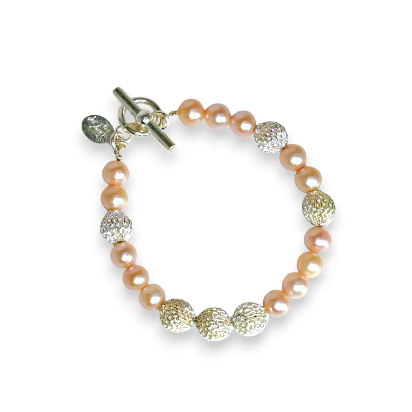 Potato Pearl & Mesh Bead Bracelet | Erica Zap Designs