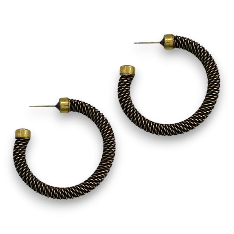 Large Mesh Hoop Earrings - Erica Zap Designs