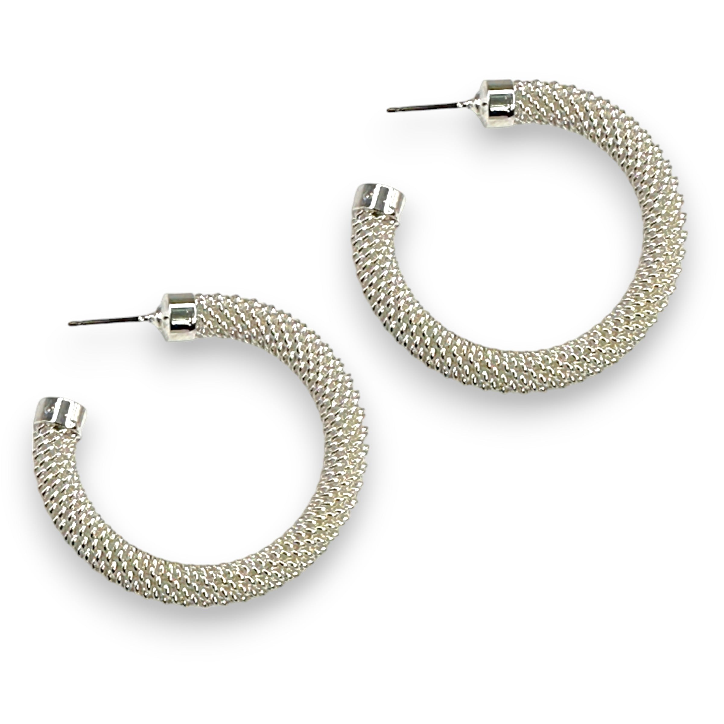 Large Mesh Hoop Earrings | ERICA ZAP DESIGNS