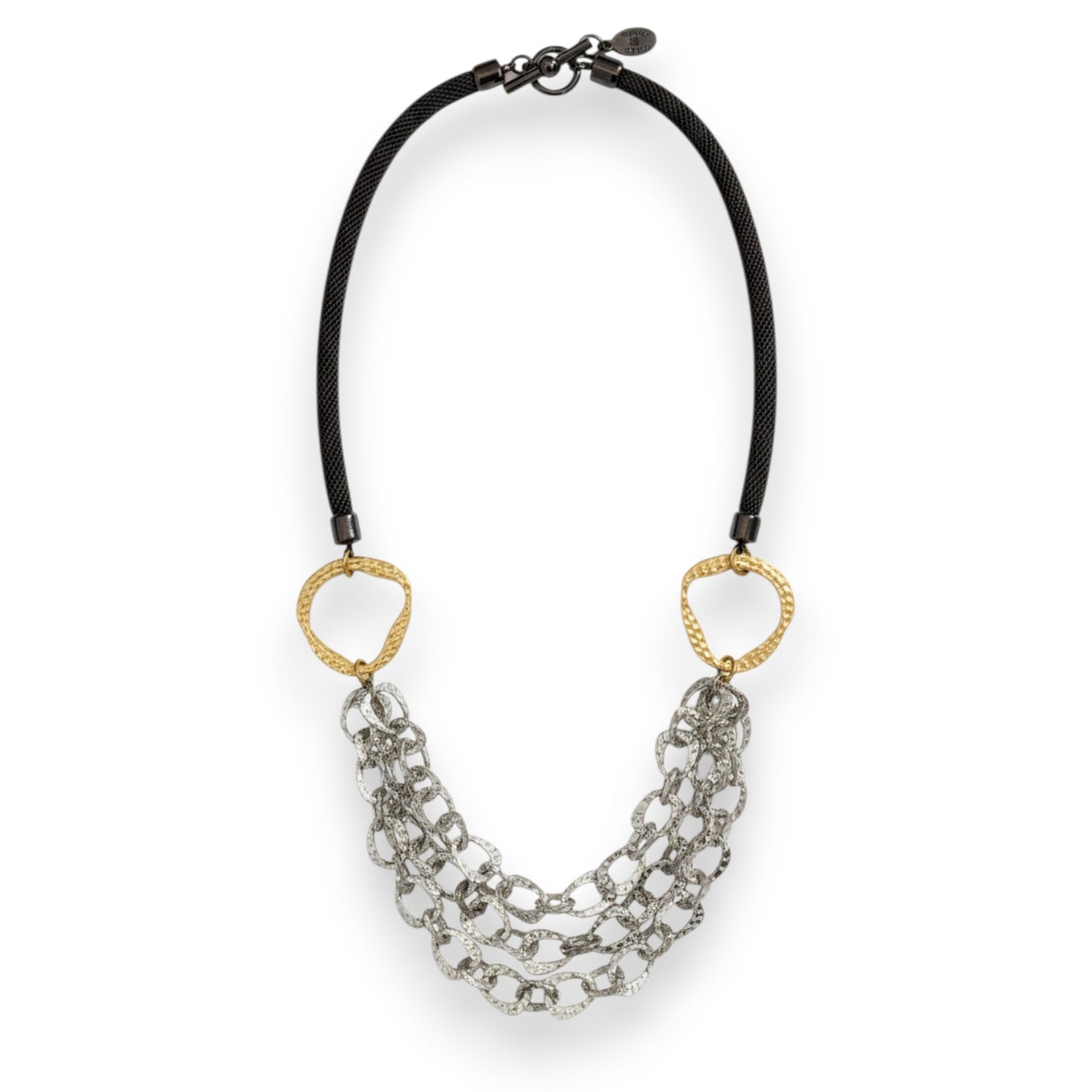 Multi-Chain Mesh Necklace