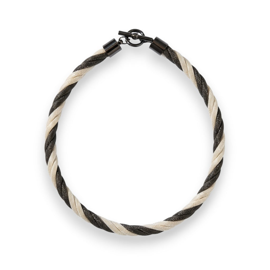 Medium Twisted Mesh Necklace