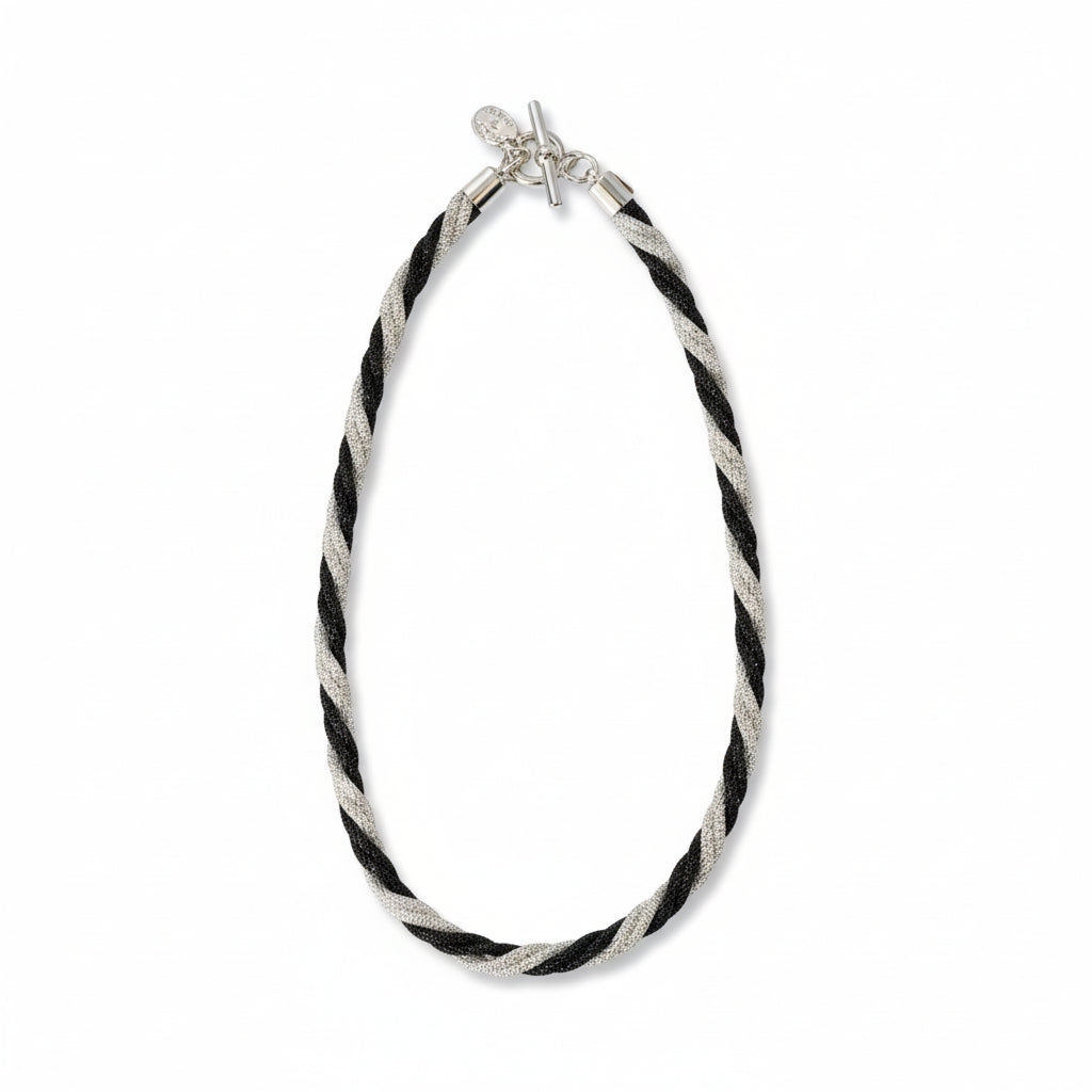 Thin Twisted Mesh Necklace