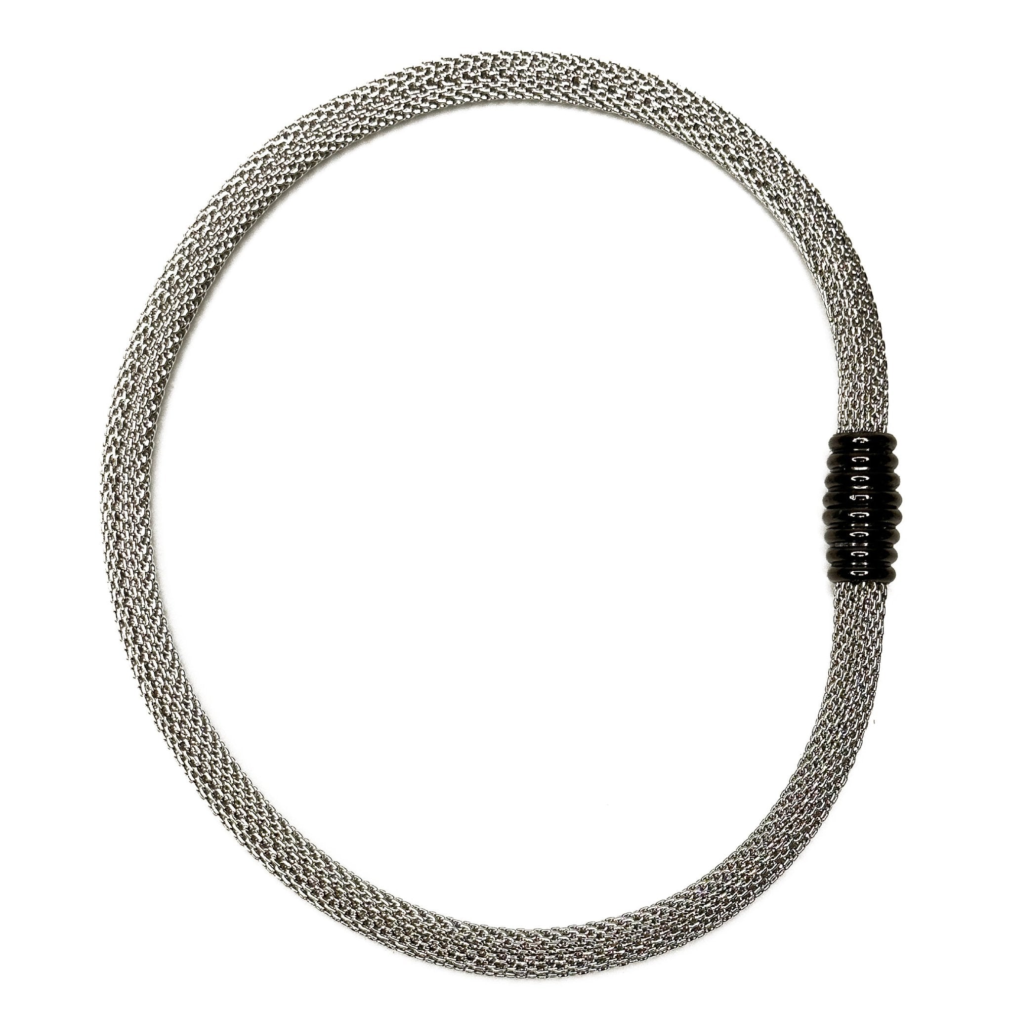 Round Mesh Necklace with Magnetic Clasp - Erica Zap Designs