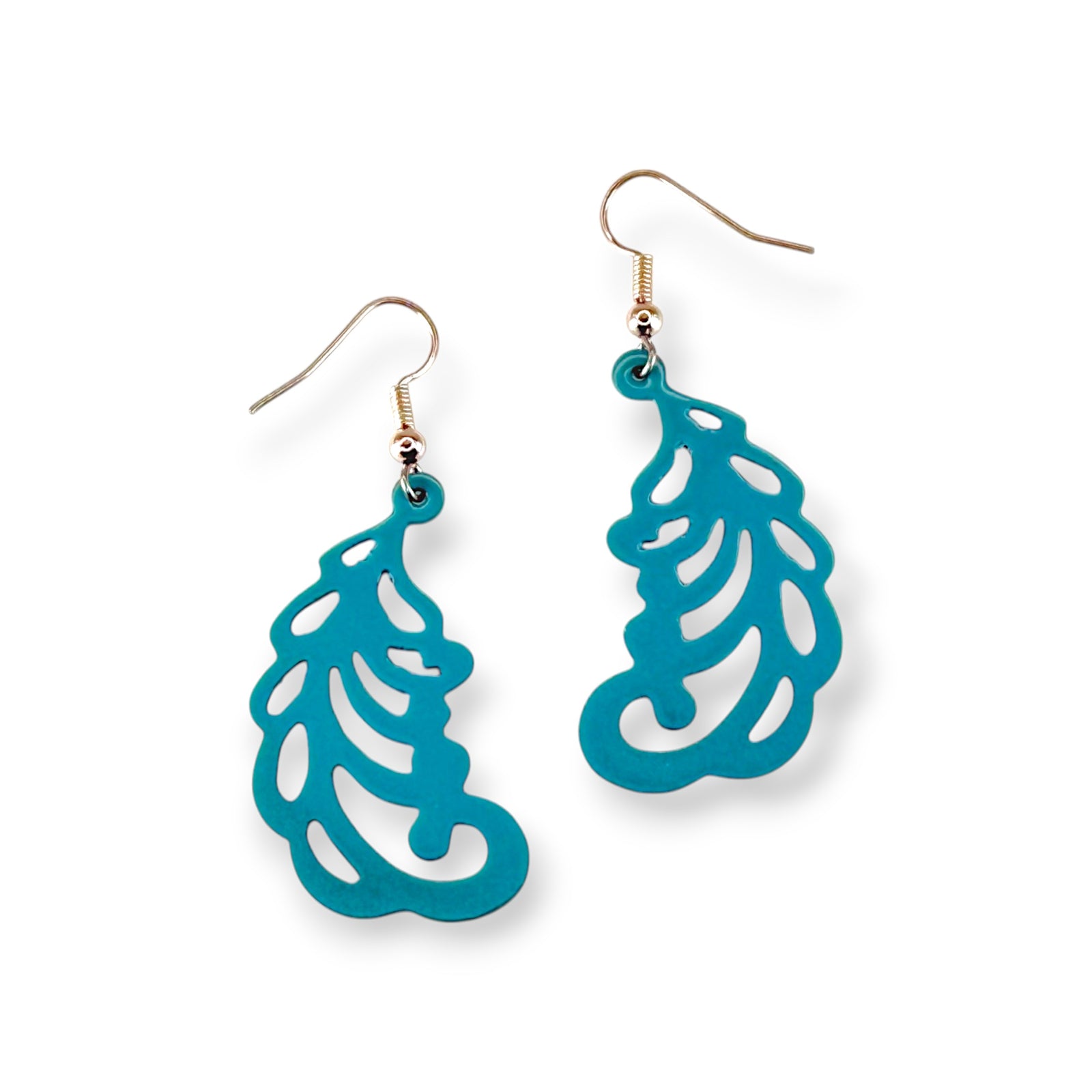 Swirl Feather Earrings | Erica Zap Designs