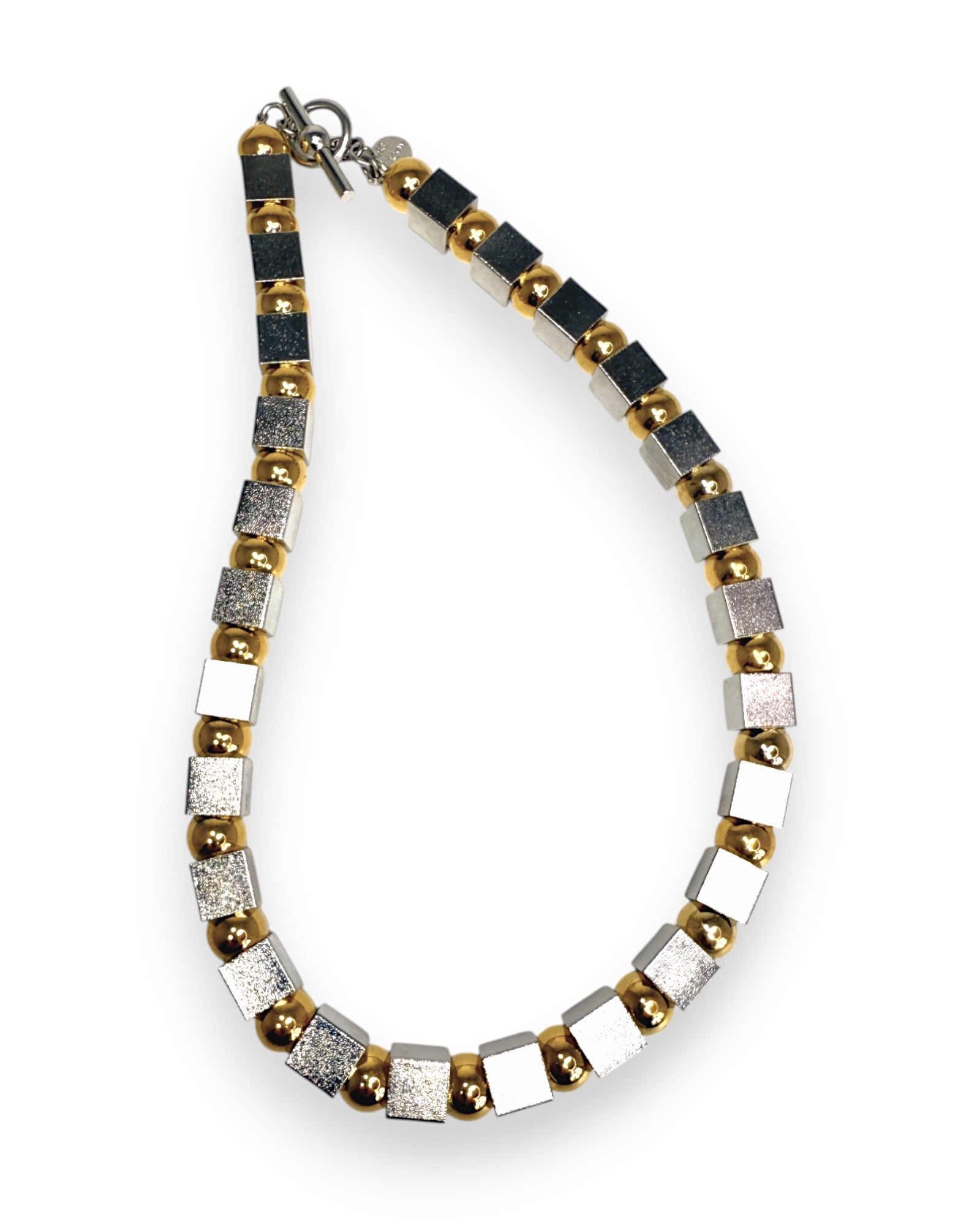 Large Cube & Ball Necklace | ERICA ZAP DESIGNS